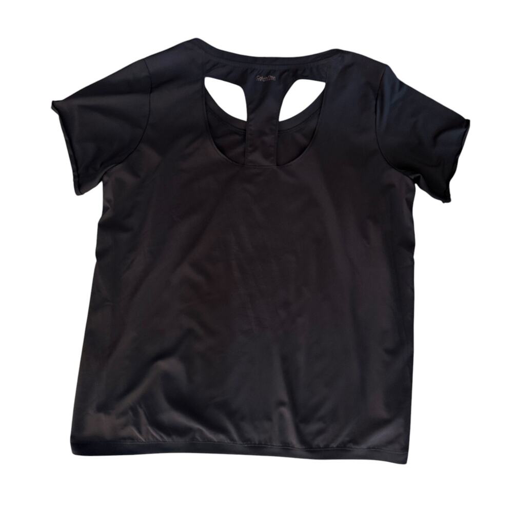 Calvin Klein 3X Performance Quick Dry Black top